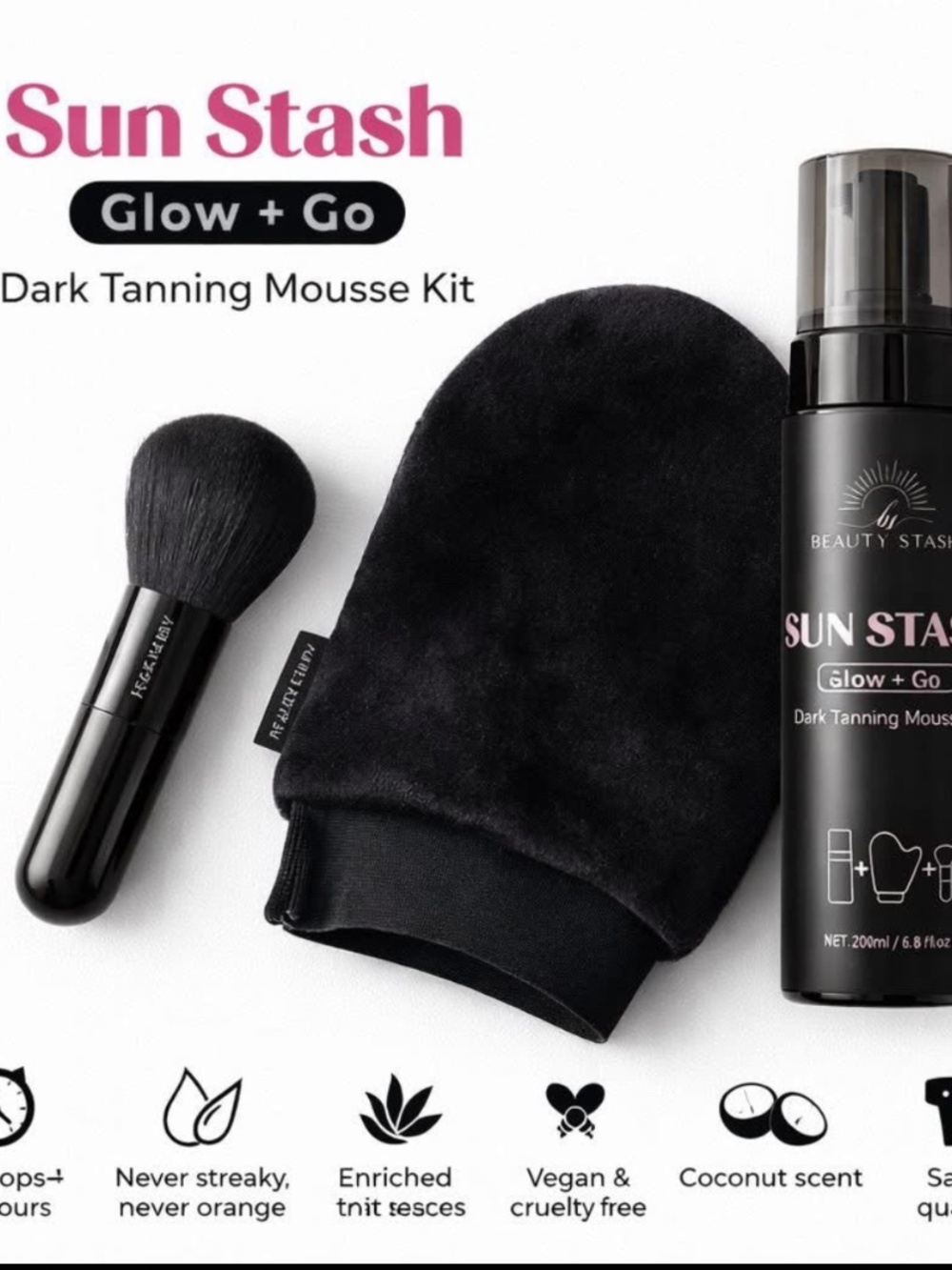 Sun Stash Glow + Go Complete Tanning Kit